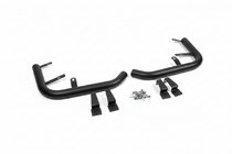 Volkswagen T5 Multivan 2003–2010 Zadnji kotni elementi AK003 Black (2 kosa, nerjaveče jeklo) fotografija 11