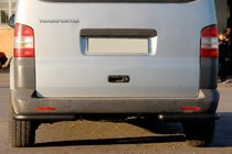 Volkswagen T5 Multivan 2003–2010 Zadnji kotni elementi AK003 Black (2 kosa, nerjaveče jeklo) fotografija 6