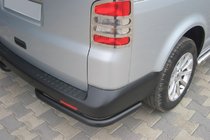 Volkswagen T5 Caravelle 2004–2010 Zadnji kotni elementi AK003 Black (2 kosa, nerjaveče jeklo) fotografija 7