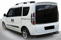 Opel Combo 2012–2018 Zadnji lok Black (nerjavno jeklo) fotografija 1