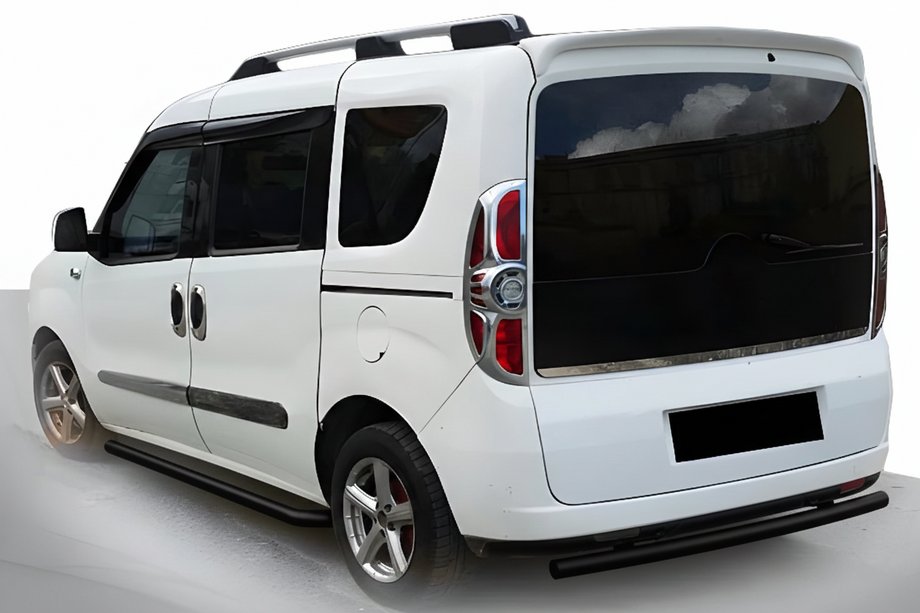 Opel Combo 2012–2018 Zadnji lok Black (nerjavno jeklo) Image