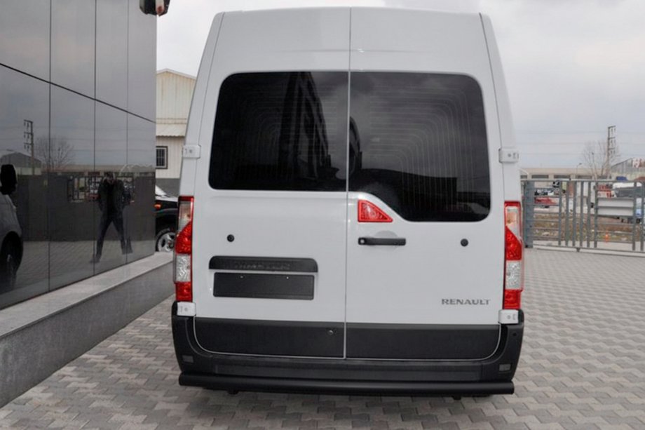 Renault Master 2011–2023 Zadnji lok Black (nerjavno jeklo) Image