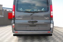 Renault Trafic 2001–2015 Zadnji zaščitni lok AK002 Black (nerjaveče jeklo) fotografija 1