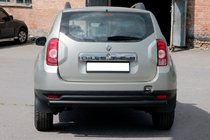 Dacia Duster 2008–2018 Zadnji ravni zaščitni lok Black (nerjavno jeklo) fotografija 2