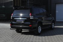 Toyota Land Cruiser Prado 120 2002–2009 Zadnji kotni elementi AK003 Black (2 kosa, nerjaveče jeklo) fotografija 4