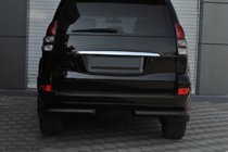 Toyota Land Cruiser Prado 120 2002–2009 Zadnji kotni elementi AK003 Black (2 kosa, nerjaveče jeklo) fotografija 5