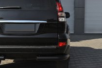 Toyota Land Cruiser Prado 120 2002–2009 Zadnji kotni elementi AK003 Black (2 kosa, nerjaveče jeklo) fotografija 8