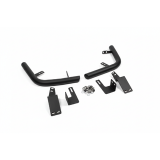 Zadnji kotni elementi AK003 Black (2 kosa, nerjaveče jeklo) Toyota Land Cruiser Prado 120 2002–2009 fotografija 2