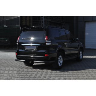 Zadnji kotni elementi AK003 Black (2 kosa, nerjaveče jeklo) Toyota Land Cruiser Prado 120 2002–2009 fotografija 4