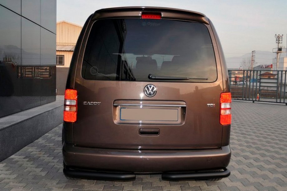 Volkswagen Caddy 2010–2015 Zadnji kotni elementi AK003 Black (2 kosa, nerjaveče jeklo) Image