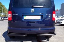 Volkswagen Caddy 2004–2010 Zadnji kotni elementi AK003 Black (2 kosa, nerjaveče jeklo) fotografija 8