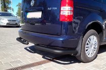 Volkswagen Caddy 2004–2010 Zadnji kotni elementi AK003 Black (2 kosa, nerjaveče jeklo) fotografija 9
