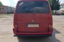 Volkswagen T4 Caravelle/Multivan 1990–2003 Zadnji zaščitni lok AK002 Black (nerjaveče jeklo) fotografija 4