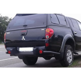 Zadnji koti AK003 Black (2 kos, nerjaveče jeklo) Mitsubishi L200 2006–2015 fotografija 1