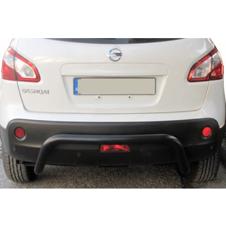 Zadnji zaščitni lok AK007 Black (nerjavno jeklo) Nissan Qashqai 2007–2010 fotografija 2