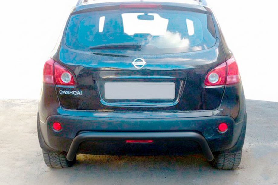 Nissan Qashqai 2010–2014 Zadnji zaščitni lok AK007 Black (nerjaveče jeklo) Image