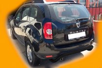Renault Duster 2008–2017 Zadnji zaščitni lok Black (nerjavno jeklo) fotografija 5