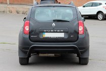 Renault Duster 2008–2017 Zadnji zaščitni lok Black (nerjavno jeklo) fotografija 2