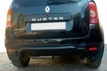 Renault Duster 2008–2017 Zadnji zaščitni lok Black (nerjavno jeklo) fotografija 4