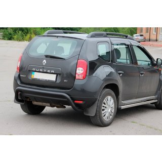 Zadnji zaščitni lok Black (nerjavno jeklo) Renault Duster 2008–2017 fotografija 3
