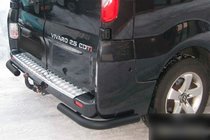 Renault Trafic 2001–2015 Zadnji vogalni elementi AK003 Black (nerjavno jeklo) fotografija 2