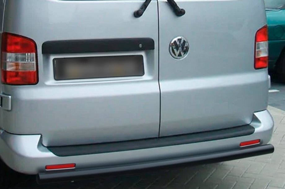 Volkswagen Caddy 2010–2015 Zadnji lok Black (2 kos, nerjaveče jeklo) Image