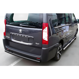 Zadnji zaščitni lok AK002 Black (nerjaveče jeklo) Peugeot Expert 2007–2016 fotografija 1