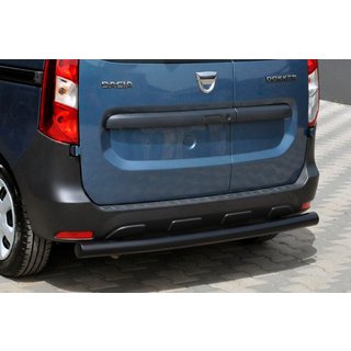 Zadnji zaščitni lok AK002 Black (nerjaveče jeklo) Renault Dokker 2013–2022 fotografija 1