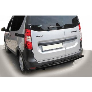 Zadnji zaščitni lok AK002 Black (nerjaveče jeklo) Dacia Dokker 2013–2022 fotografija 2