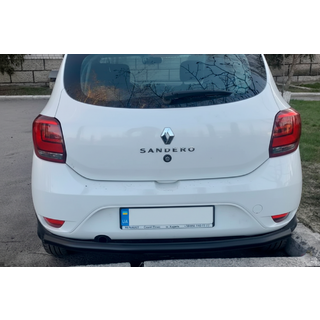 Zadnji zaščitni lok AK002 Black (nerjaveče jeklo) Renault Sandero 2013–2022 fotografija 2