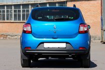 Dacia Sandero 2013–2020 Zadnji zaščitni lok AK002 Black (nerjaveče jeklo) fotografija 4