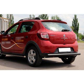 Zadnji zaščitni lok AK002 Black (nerjaveče jeklo) Dacia Sandero 2013–2020 fotografija 2