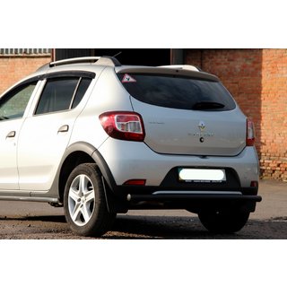 Zadnji zaščitni lok AK002 Black (nerjaveče jeklo) Dacia Sandero 2013–2020 fotografija 3