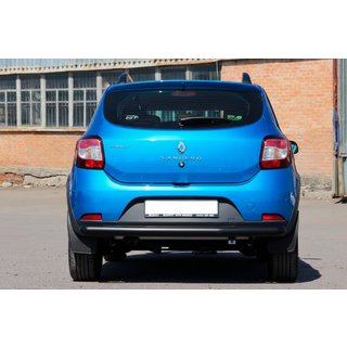 Zadnji zaščitni lok AK002 Black (nerjaveče jeklo) Dacia Sandero 2013–2020 fotografija 4