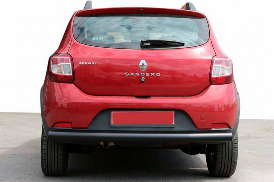 Dacia Sandero 2013–2020 Zadnji zaščitni lok AK002 Black (nerjaveče jeklo) Image