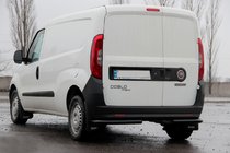 Fiat Doblo II 2010–2022 Zadnji kotni zaščitni loki AK003 Black (nerjaveče jeklo) fotografija 4