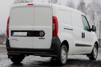 Fiat Doblo II 2010–2022 Zadnji kotni zaščitni loki AK003 Black (nerjaveče jeklo) fotografija 2