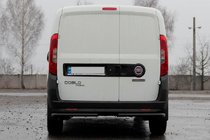 Fiat Doblo II 2010–2022 Zadnji kotni zaščitni loki AK003 Black (nerjaveče jeklo) fotografija 3