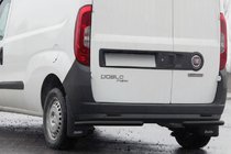 Fiat Doblo II 2010–2022 Zadnji kotni zaščitni loki AK003 Black (nerjaveče jeklo) fotografija 1