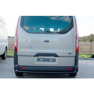 Zadnji zaščitni lok AK002 Black (nerjaveče jeklo) Ford Custom 2013–2022 fotografija 4