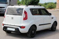Kia Soul I 2008–2013 Zadnji zaščitni lok AK002 Black (nerjaveče jeklo) fotografija 2