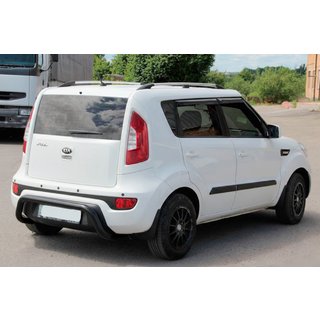 Zadnji zaščitni lok AK002 Black (nerjaveče jeklo) Kia Soul I 2008–2013 fotografija 2