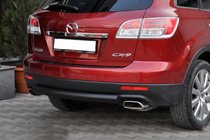 Mazda CX-9 2007–2016 Zadnji zaščitni lok AK002 Black (nerjaveče jeklo) fotografija 1