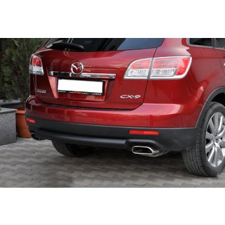 Zadnji zaščitni lok AK002 Black (nerjaveče jeklo) Mazda CX-9 2007–2016 fotografija 1