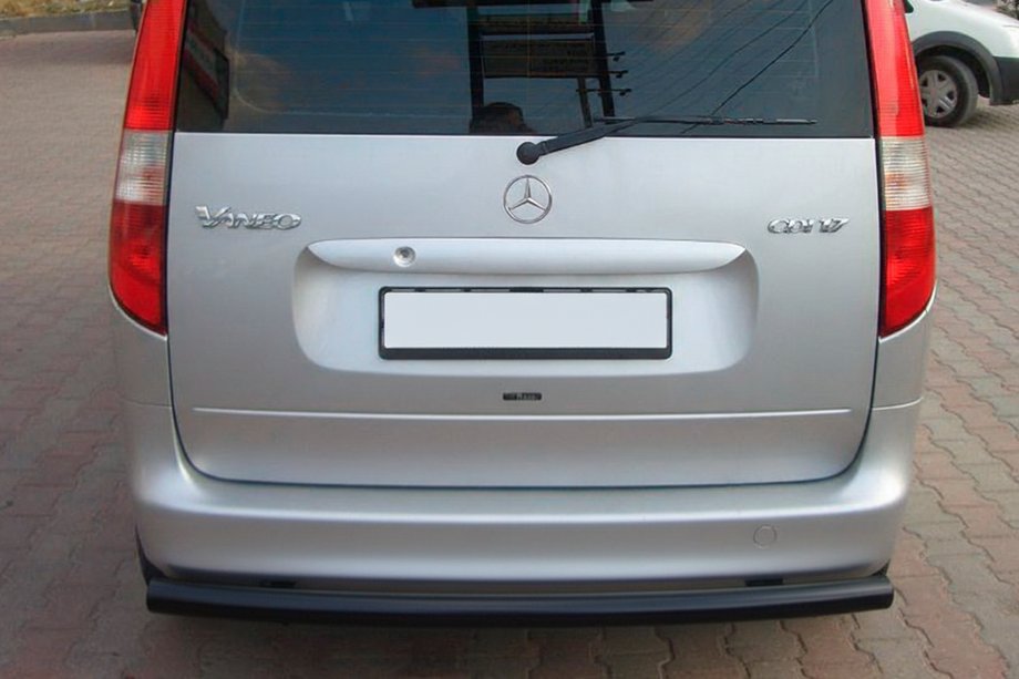 Mercedes Vaneo W414 2001–2005 Zadnji zaščitni lok Black (nerjavno jeklo) Image