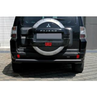 Zadnji zaščitni lok AK002 Black (nerjaveče jeklo) Mitsubishi Pajero Wagon IV 2006–2021 fotografija 1