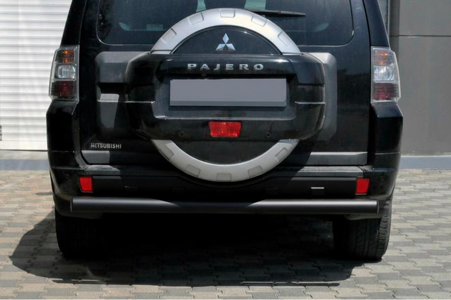 Mitsubishi Pajero Wagon IV 2006–2021 Zadnji zaščitni lok AK002 Black (nerjaveče jeklo) Image