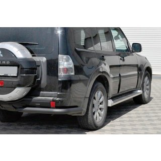 Zadnji zaščitni lok AK003 Black (nerjavno jeklo) Mitsubishi Pajero Wagon IV 2006–2021 fotografija 1