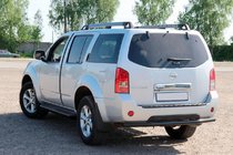 Nissan Pathfinder R51 2005–2014 Zadnji zaščitni lok AK002 Black (nerjaveče jeklo) fotografija 3