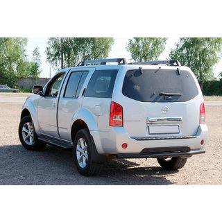 Zadnji zaščitni lok AK002 Black (nerjaveče jeklo) Nissan Pathfinder R51 2005–2014 fotografija 3